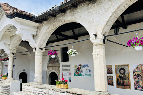 From Tirana: Sinec Waterfall Berat UNESCO Belsh Day Trip