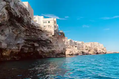 Polignano: Half-Day Sailing Boat Tour with Drinks & Snacks