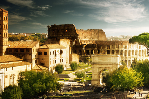 Rome: visite privée de l'arène du Colisée avec la ville antique