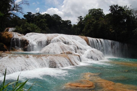 Yacimiento arqueológico de Palenque con Agua Azul y Misol-HaYacimiento Arqueológico+Cascadas Sin guía