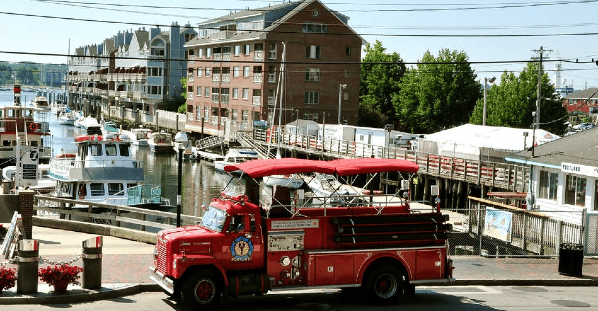 Portland, Maine, Tour in Vintage Fire Engine - Housity