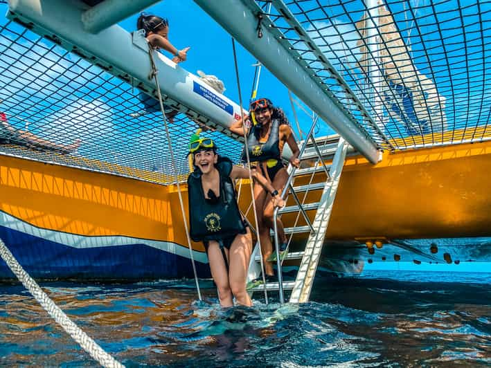 catamaran snorkeling in aruba