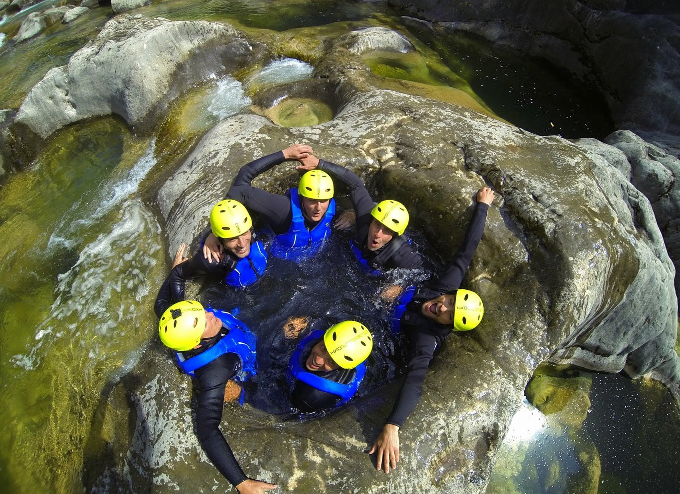 Fra Split eller Zadvarje: Ekstrem canyoning på Cetina-floden