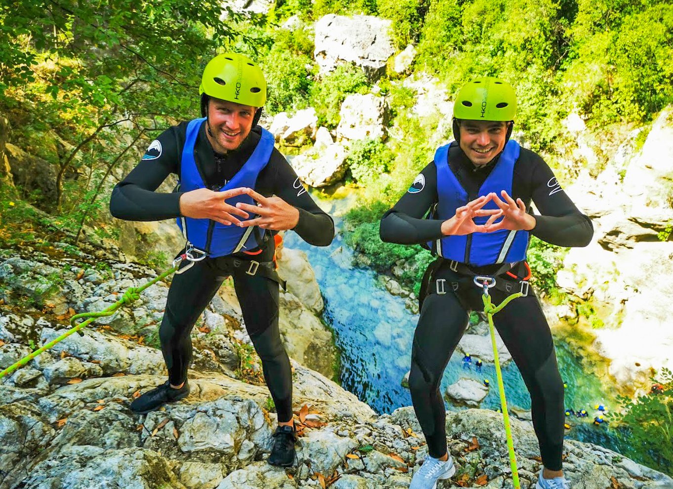 Fra Split eller Zadvarje: Ekstrem canyoning på Cetina-floden