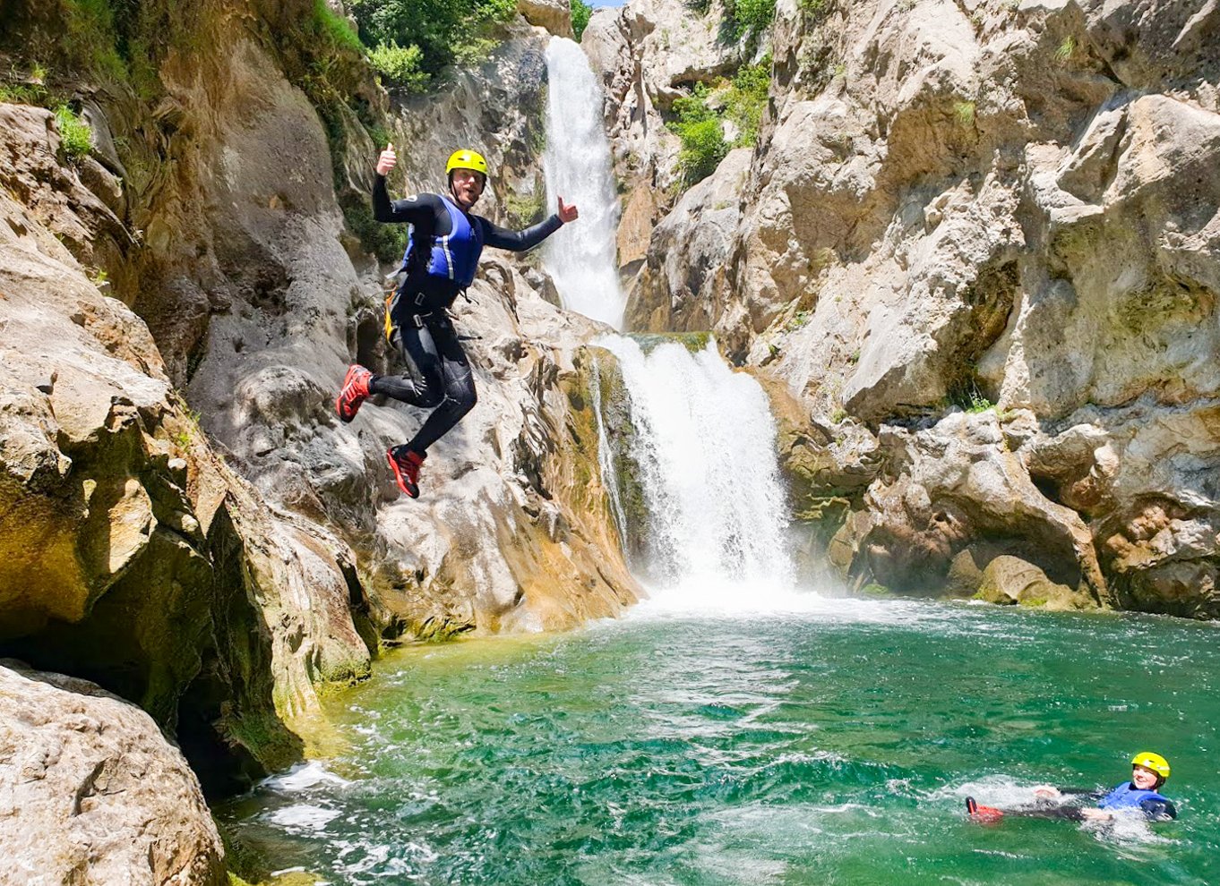 Fra Split eller Zadvarje: Ekstrem canyoning på Cetina-floden