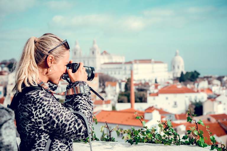 Lissabon: hoogtepunten van privéwandeling met gids door LissabonLissabon: privé begeleide wandeltocht