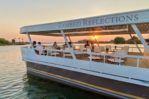Victoriafälle: Dinner-Bootsfahrt auf dem Sambesi-Fluss