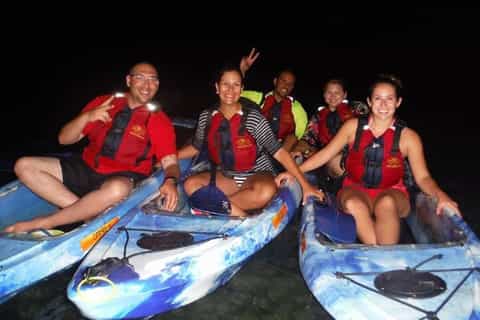 San Juan: Bioluminescent Glass-Bottom Kayak Tour by Night