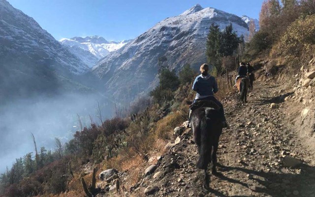 Visit Santiago: Andes Horseback Ride with Wine Tour and Tasting in Andes Mountains