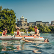 Au départ de Zurich : excursion privée d'une journée en rafting sur l'Aar jusqu'à Berne