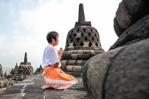 Borobudur Climb-Up & Prambanan Temple Private Guided Tour Borobudur Temple Climb-Up Access Half-Day Tour All Inclusive