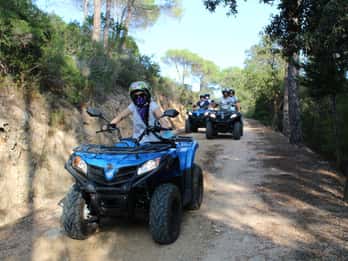 Cagliari: ATV Experience Swimming at Waterfalls from Chia