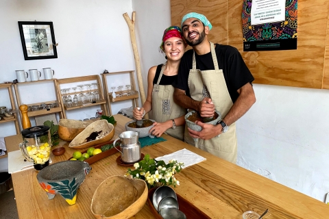 Oaxaca: clase de cocina vegetariana con visita al mercado