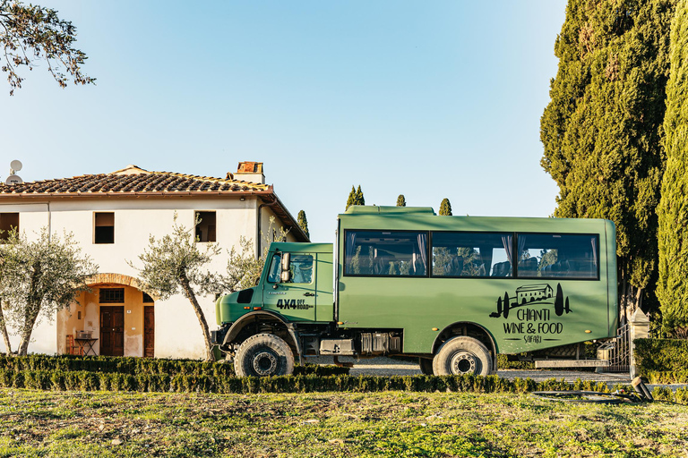 Da Firenze: Safari con degustazione di vini e cibi del Chianti