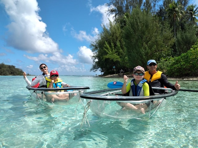 Visit Moorea Hauru Lagoon 3-hour Guided Kayak Tour with Snack in Moorea