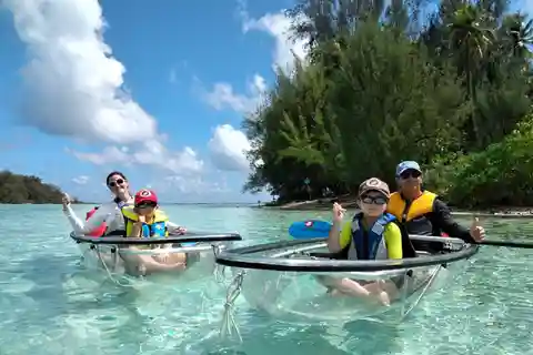 Moorea: Hauru Lagoon 3-hour Guided Kayak Tour with Snack