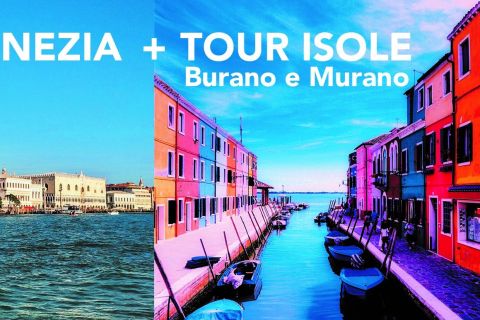 From Punta Sabbioni: Venice, Murano, Burano and Free Parking