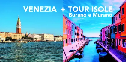 Von Punta Sabbioni aus: Venedig, Murano und Burano Bootsfahrt