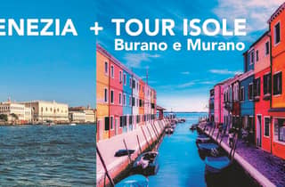 Von Punta Sabbioni: Bootsfahrt nach Venedig, Murano und Burano