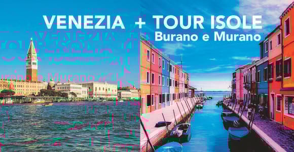 Von Punta Sabbioni: Bootsfahrt nach Venedig, Murano und Burano