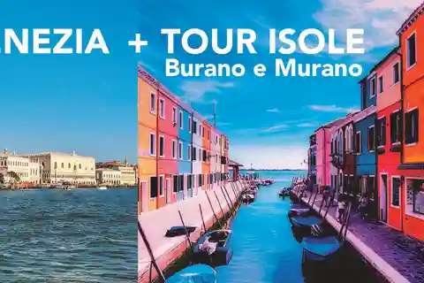 Desde Punta Sabbioni: Venecia, Murano y Burano en barco