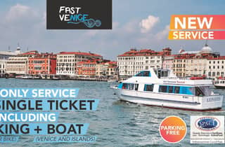 Punta Sabbioni: Hin- und Rückfahrt mit dem Boot nach Venedig mit kostenlosem Parkplatz