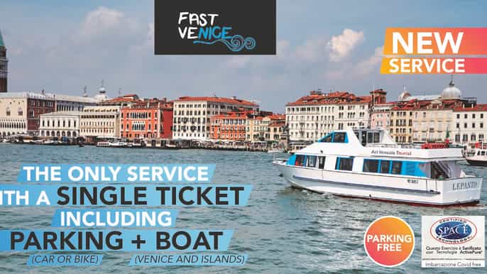 Punta Sabbioni: Round-trip Boat to Venice with Free Parking