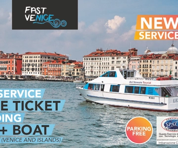 Punta Sabbioni: barca andata e ritorno per Venezia con parcheggio gratuito