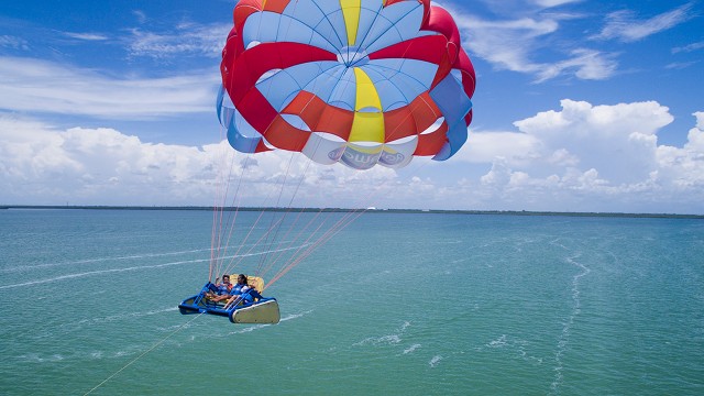 Visit Cancún Skyrider Parasailing Experience in Cancun