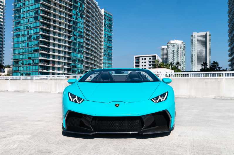 Miami Lamborghini Huracan Spyder Supercar Tour Getyourguide