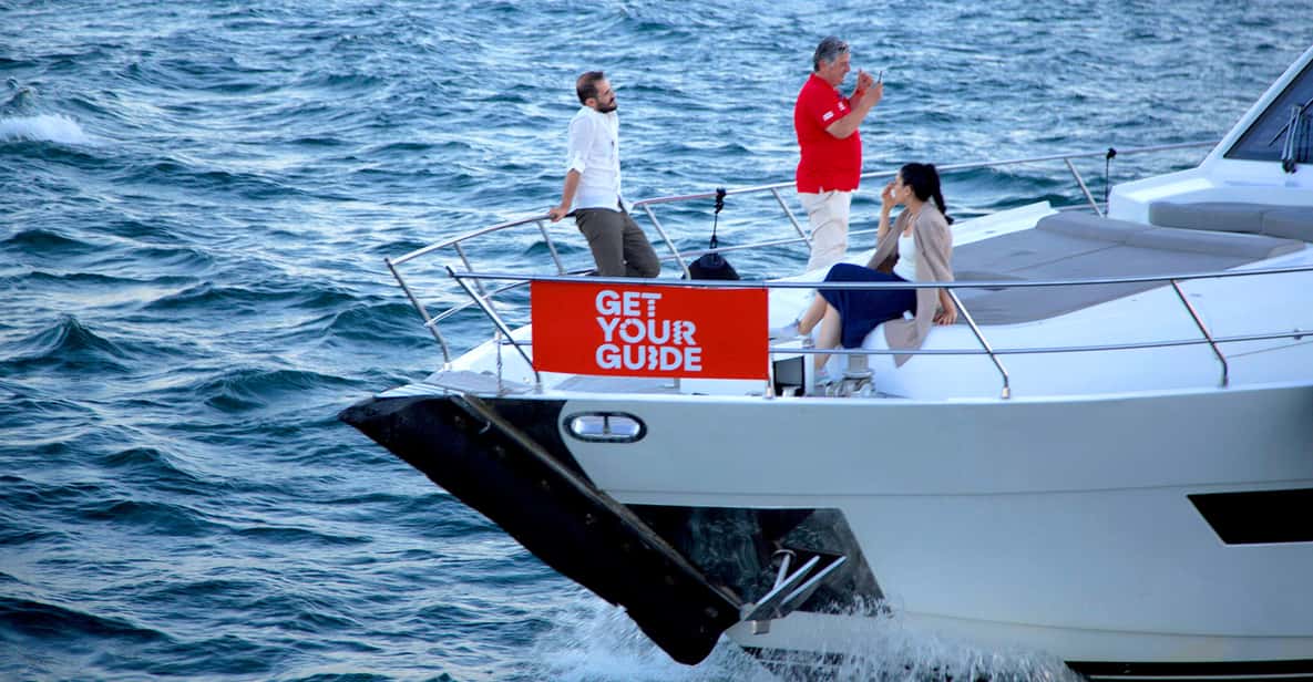 Istanbul Bosphorus Sunset Cruise with Wine on a Luxury Yacht