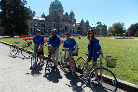 维多利亚市精华自行车之旅 - 城堡帽与传奇维多利亚踏板或电动自行车之旅 - 城堡风帽和传奇