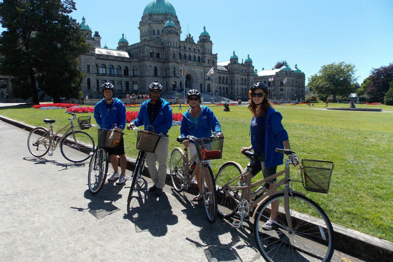 维多利亚市精华自行车之旅 - 城堡帽与传奇维多利亚踏板或电动自行车之旅 - 城堡风帽和传奇
