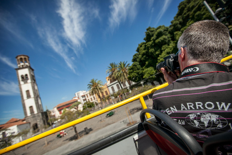 City Sightseeing: Santa Cruz de Tenerife HOHO Bus Tour 24-Hour Hop-On Hop-Off Bus Tour