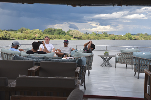 Victoria Falls: Sunset Cruise and Dinner at The EaterySunset Cruise on the Signature Deck and Dinner at The Eatery