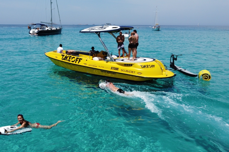Ibiza: paseo en barco de juguetes acuáticos de lujo