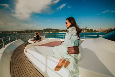 Bosphorus Sunset Cruise on a Luxurious Yacht
