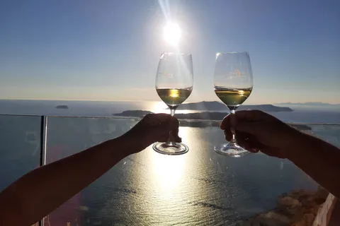 Santorin : Visite guidée privée des vignobles avec dégustations de vins