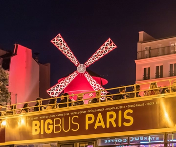 Paris: Big Bus Panoramic Night Tour by Open-Top Bus