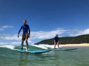 Playa Arco Iris: Aventura en 4x4 por la playa y clase de surf