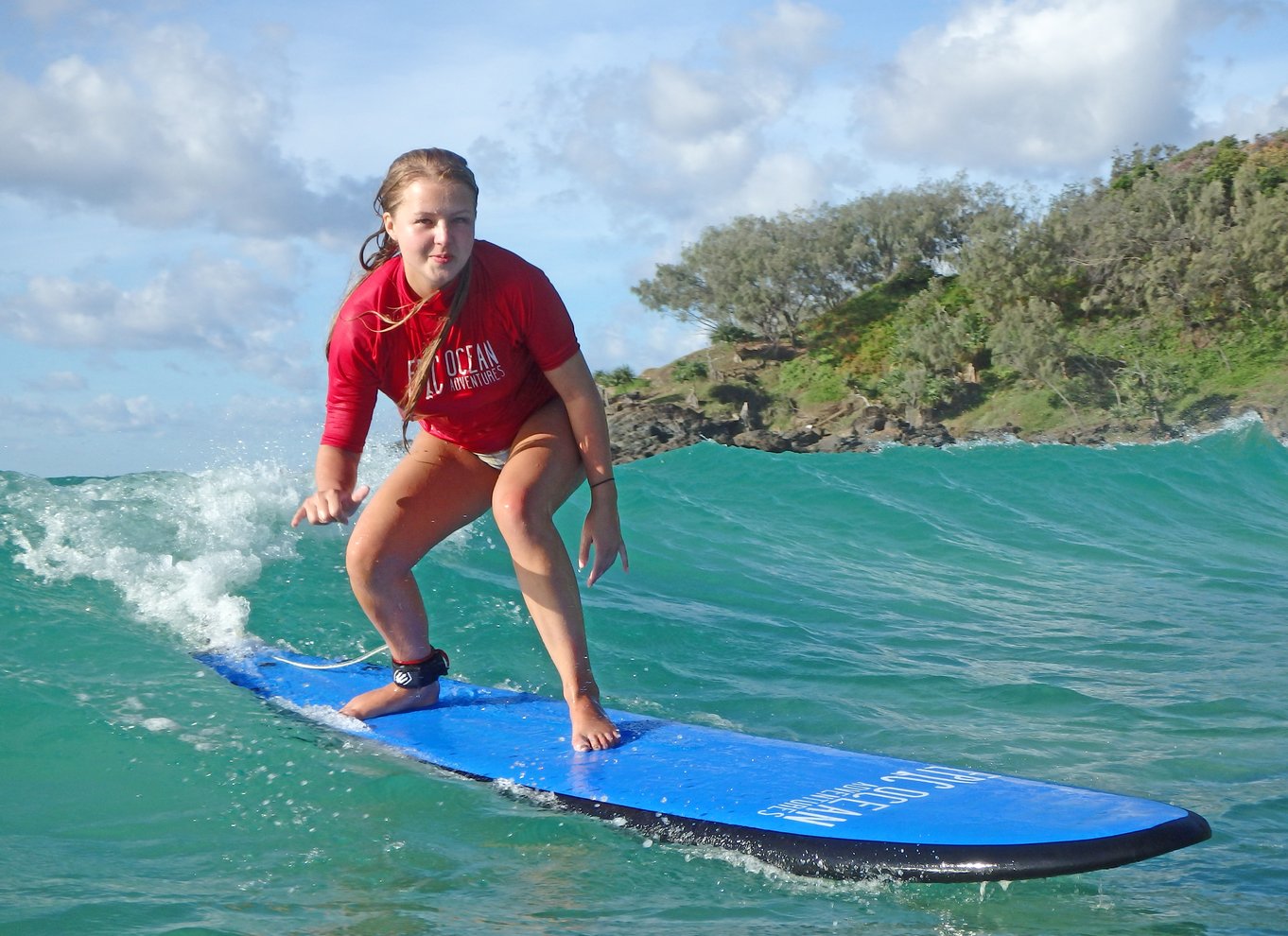 Rainbow Beach: 4WD Beach Drive Adventure og surf-lektion