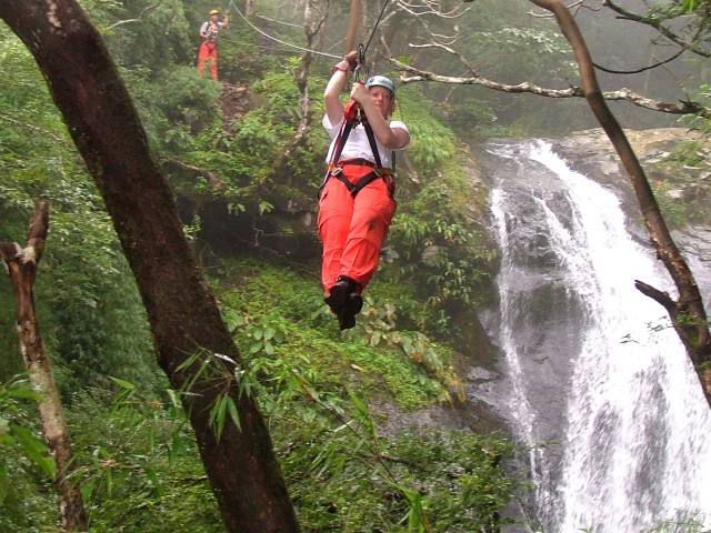Visit Miramar Amazing 11 Waterfall Canopy Zipline Tour in Puntarenas