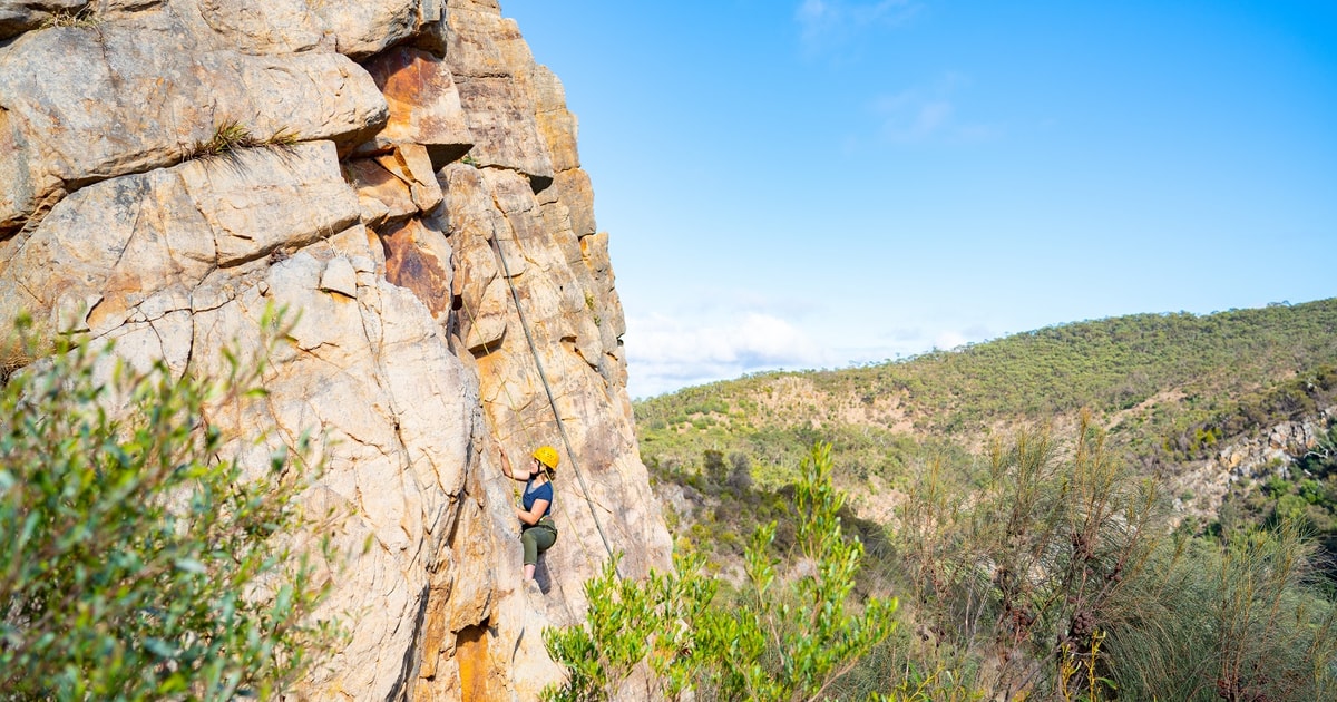 Adelaide: Rock Climb And Abseil Onkaparinga National Park | GetYourGuide