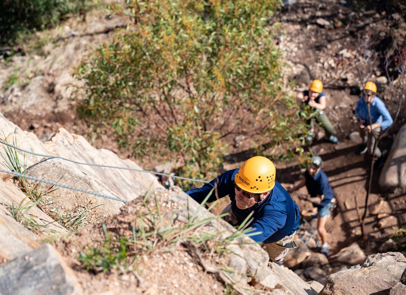 Adelaide: Klatring og abseil i Onkaparinga National Park