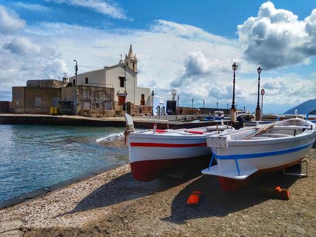 Visit From Lipari Boat Tour to Salina with Stops in Vulcano & Salina, Aeolian Islands