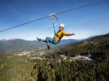 Whistler: Längste Zipline in Nordamerika Whistler: Längste Zipline in Nordamerika