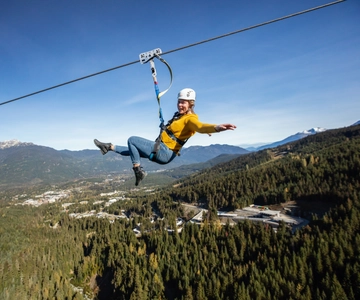 Whistler: La tirolina más larga de Norteamérica