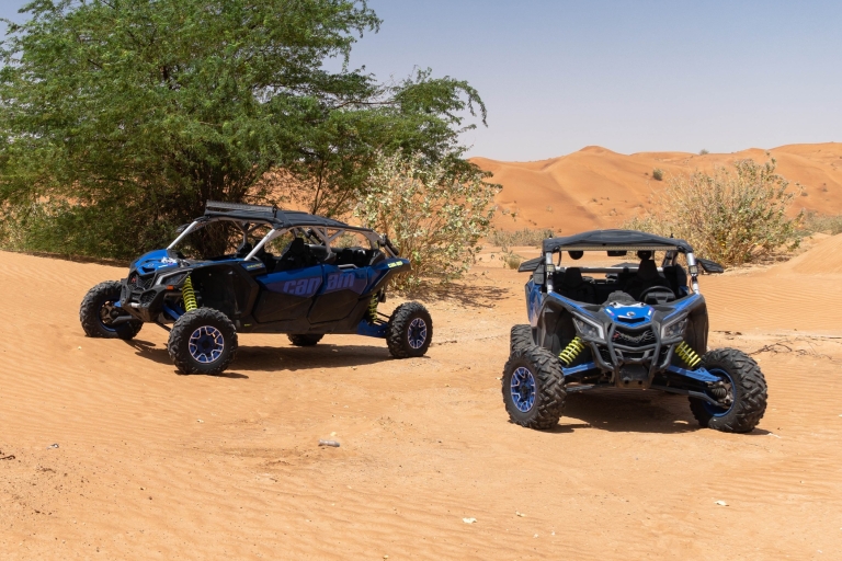 Dubai: Self-Drive Guided Desert Adventure by 4WD Dune Buggy A Family Day Can-am Maverick Max Turbo | 4 Seats | 1 Hour |