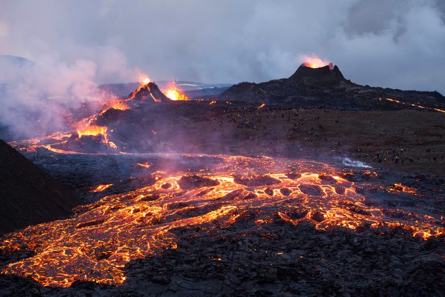 Reykjavík: actieve vulkaanwandeling en rondleiding door het schiereiland Reykjanes