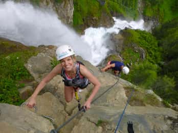Ötztal: Via Ferrata Climbing at Stuibenfall